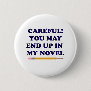 Careful Basic Style 6 Cm Round Badge