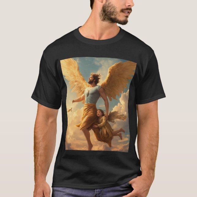 "Careful, Icarus: A Father's Flight" T-Shirt (Front)