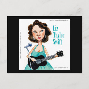Carefully Blended Celebrity Swift Move Postcard