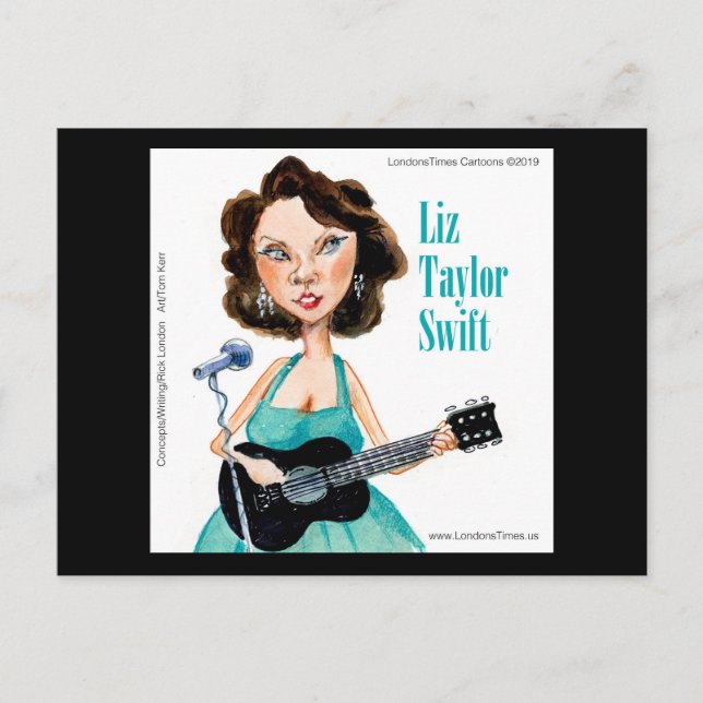 Carefully Blended Celebrity Swift Move Postcard (Front)