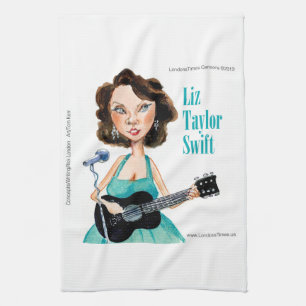 Carefully Blended Celebrity Swift Move Tea Towel