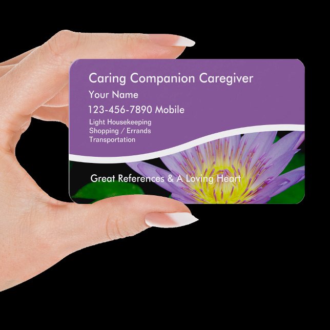 Caregiver Business Cards (Creator Uploaded)