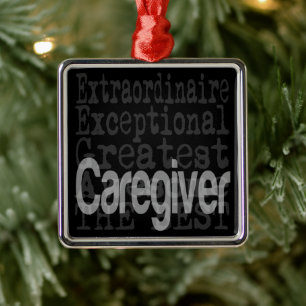 Caregiver Extraordinaire Metal Ornament
