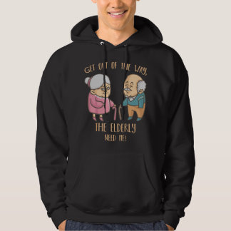 Caregiver Nurse Funny Elder People Retirement Home Hoodie