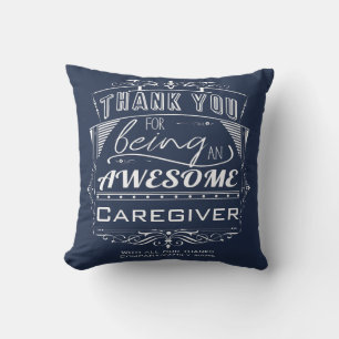 Caregiver Thank You Appreciation Cushion