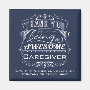 Caregiver Thank You Appreciation Magnet