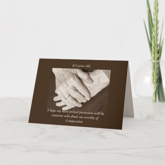 Caregiver Thank You for a male Card (Front)