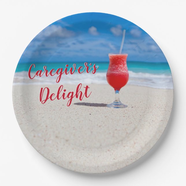 Caregiver's Delight Paper Plate (Front)