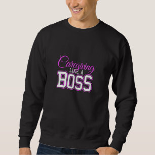 Caregiving Like A Boss Caregiver Nurse Appreciatio Sweatshirt