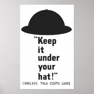 Careless Talk Costs Lives -- WW2 Poster