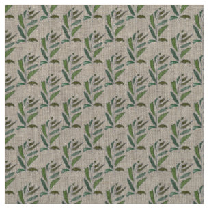 Careless twig in pastel colours. fabric