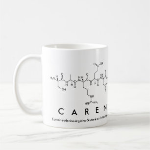 Caren peptide name mug