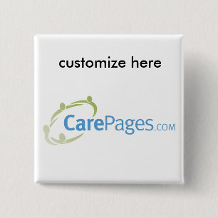 CarePages.com Custom Logo Magnet 15 Cm Square Badge