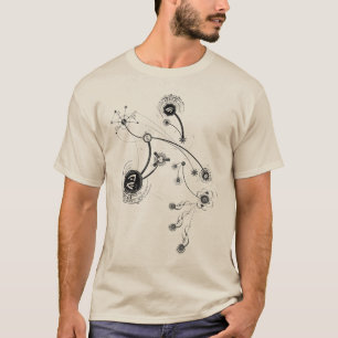 CARET UFO Drone Technology Language Map t-shirt