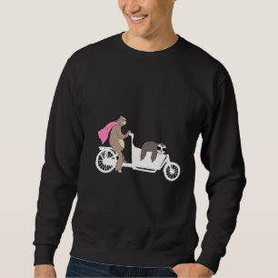 Cargo Bike Sloth Dutch Bike Truck Sweatshirt