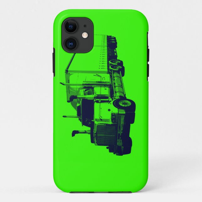 Cargo Hauling Freight Truck Driver's iPhone 5 Case (Back)