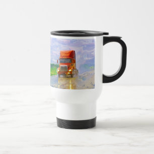 CARGO LORRY BIG RIG TRUCKERS Truck Stop Mug