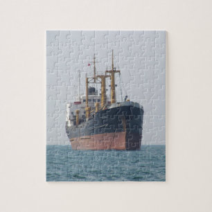 Cargo Ship A Asli Jigsaw Puzzle