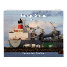 Cargo Ships 2027 calendar