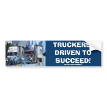 CARGO TRUCK BIG RIG TRUCKERS Bumper Sticker