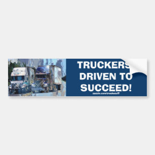 CARGO TRUCK BIG RIG TRUCKERS Bumper Sticker
