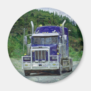 CARGO TRUCK BIG RIG TRUCKERS Gifts Magnet