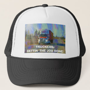CARGO TRUCK BIG RIG TRUCKERS Hat