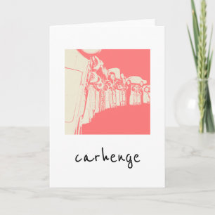carhenge in alliance nebraska holiday card