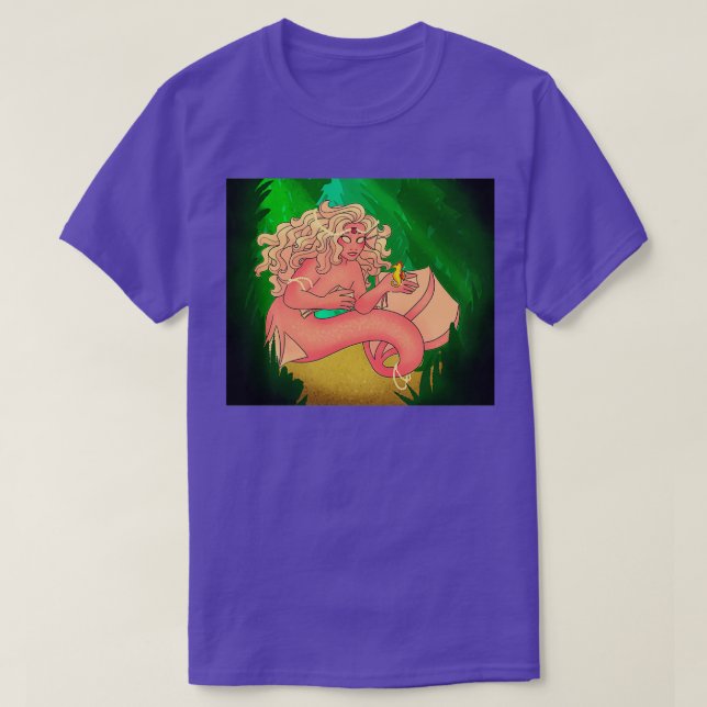 cari in a kelp forest T-Shirt (Design Front)