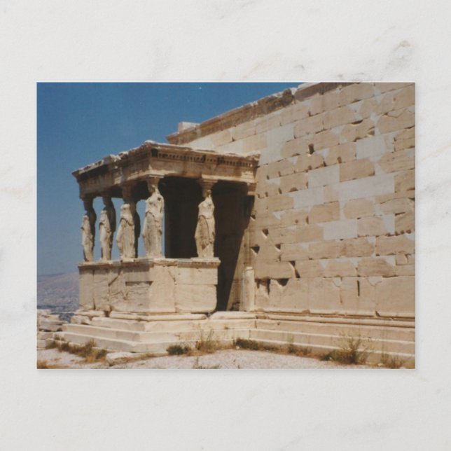 Cariatides - Athens Postcard (Front)
