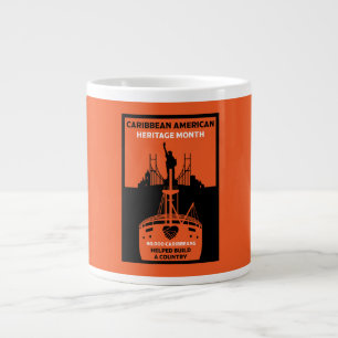 Caribbean American Heritage Month Large Coffee Mug