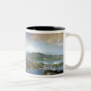 Caribbean, Antigua. Two-Tone Coffee Mug