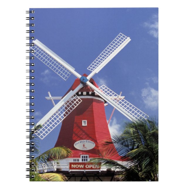 Caribbean, Aruba. Old Mill, converted into 'Mill Notebook (Front)