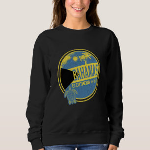 Caribbean Bahamas Eleuthera Vintage Vacation Tropi Sweatshirt
