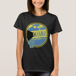 Caribbean Bahamas Eleuthera Vintage Vacation Tropi T-Shirt