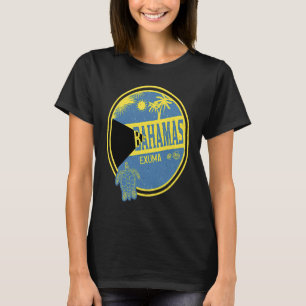 Caribbean Bahamas Exuma Vintage Vacation Tropical T-Shirt
