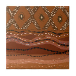 Caribbean Batik - Small Ceramic Tile