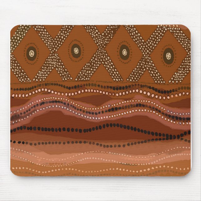 Caribbean Batik - Small Mouse Pad (Front)