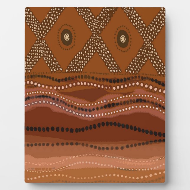 Caribbean Batik - Small Plaque (Front)