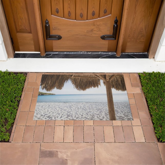 Caribbean Beach Bliss #3 #wall #art Doormat (Outdoor)