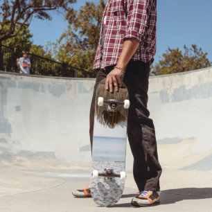 Caribbean Beach Bliss #3 #wall #art Skateboard
