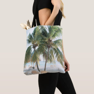 Caribbean Beach Bliss 7 #travel #art Tote Bag