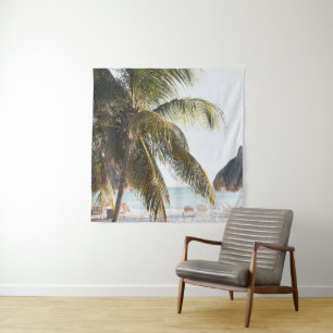 Caribbean Beach Bliss 9 #art #travel Tapestry