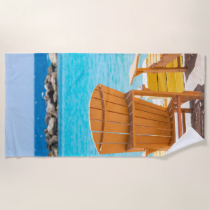 Caribbean Beach Chair Oasis #1 #caribbean #wall Towel