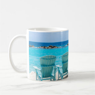 Caribbean Beach Chair Oasis #2 #caribbean #wall Coffee Mug