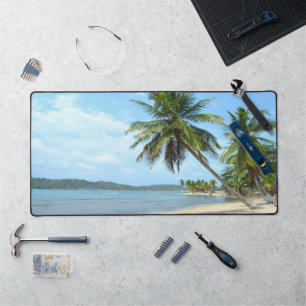 Caribbean Beach Desk Mat