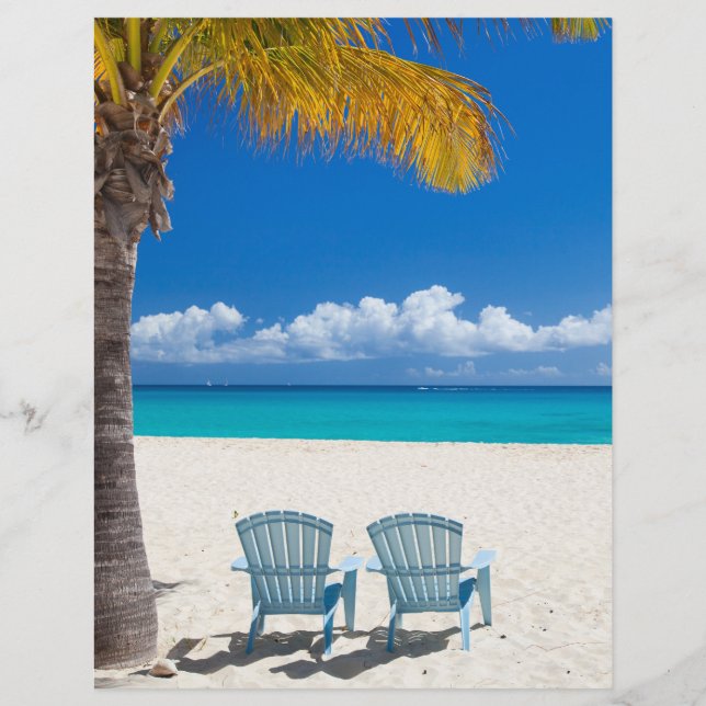 Caribbean beach flyer (Front)