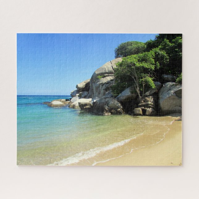 caribbean beach getaway jigsaw puzzle (Horizontal)