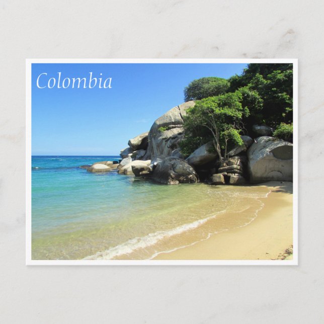 caribbean beach postcard (Front)