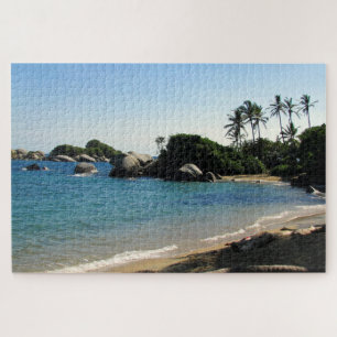 caribbean beach tayrona jigsaw puzzle